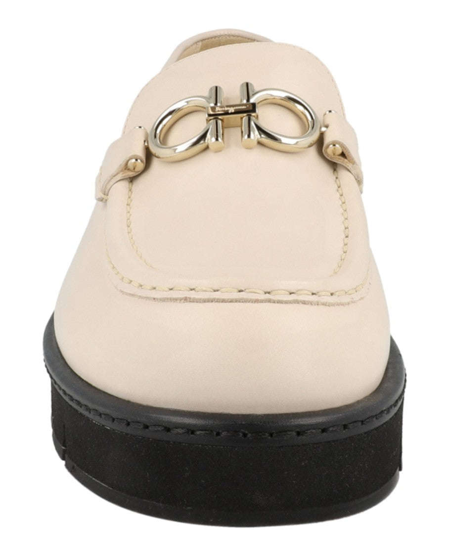Ferragamo Rolo Leather Loafers