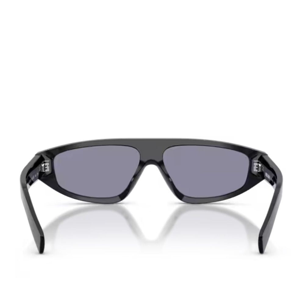 Prada Bold Sculpted Rectangle Sunglasses With Violet Lenses