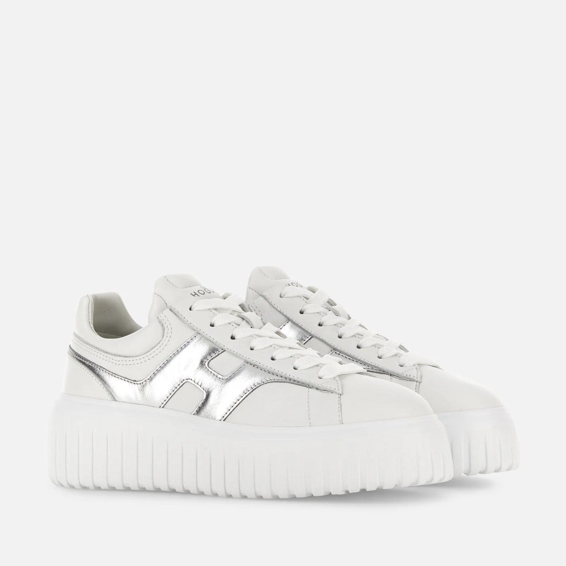 Hogan Platform Sneakers With Metallic Accents