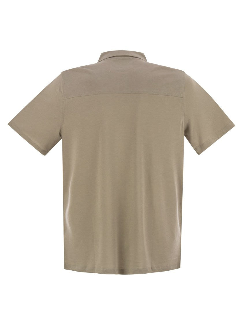 Majestic Cotton And Lyocell Polo Shirt