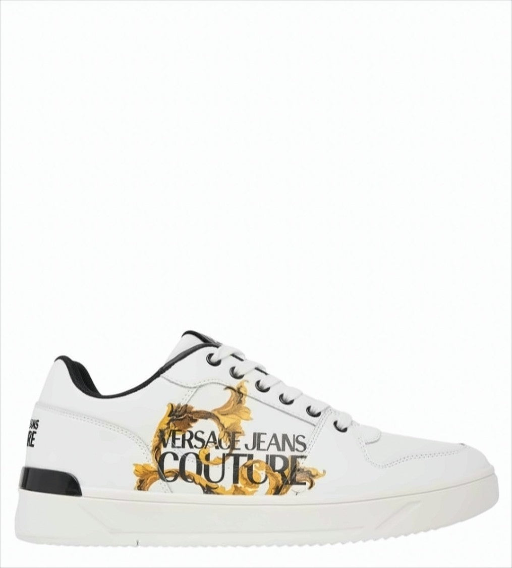 Versace Low-Top Black And Gold Sneakers