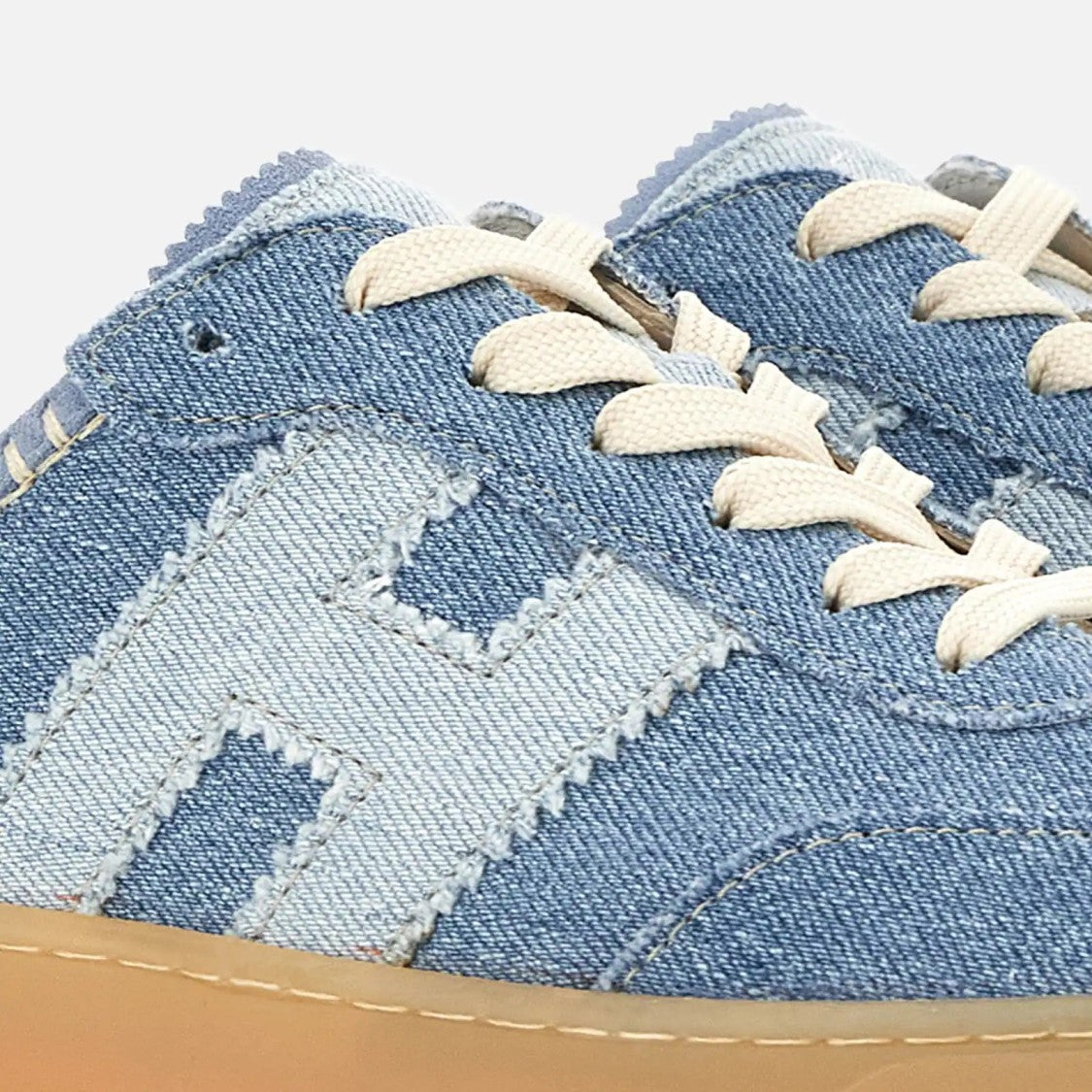 Hogan Denim Cool Sabot Cotton Sneakers
