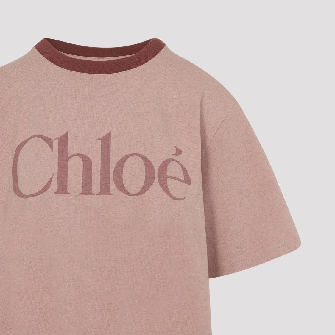 Chloé Petal Pink Recycled Cotton T-Shirt
