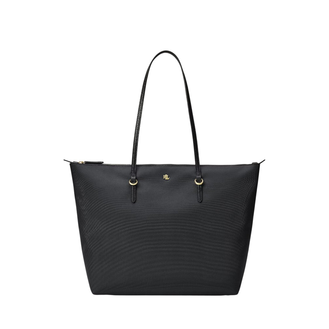 Lauren Ralph Lauren Structured Tote Bag With Gold-Tone Hardware And Minimalist Design