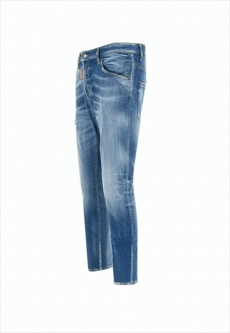 Dsquared2 Slim-Fit Distressed Denim Pants