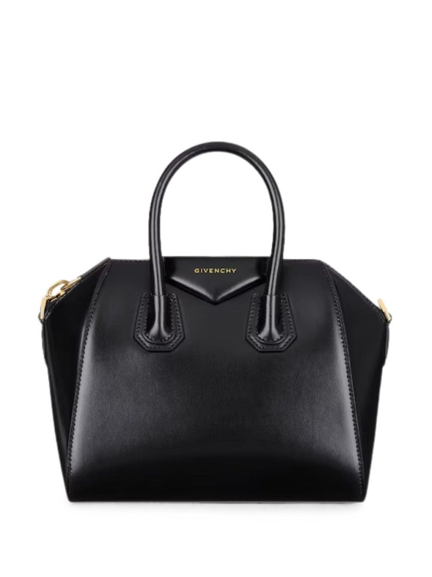 Givenchy Trapezoidal Gold-Tone Handbag
