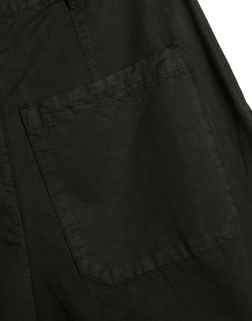 Youmustcreate Dark Green Salba Garment-Dyed Short