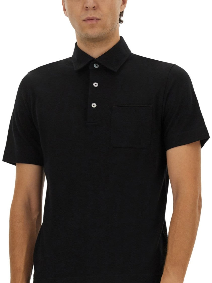 Zegna Classic Short-Sleeve Cotton Polo Shirt