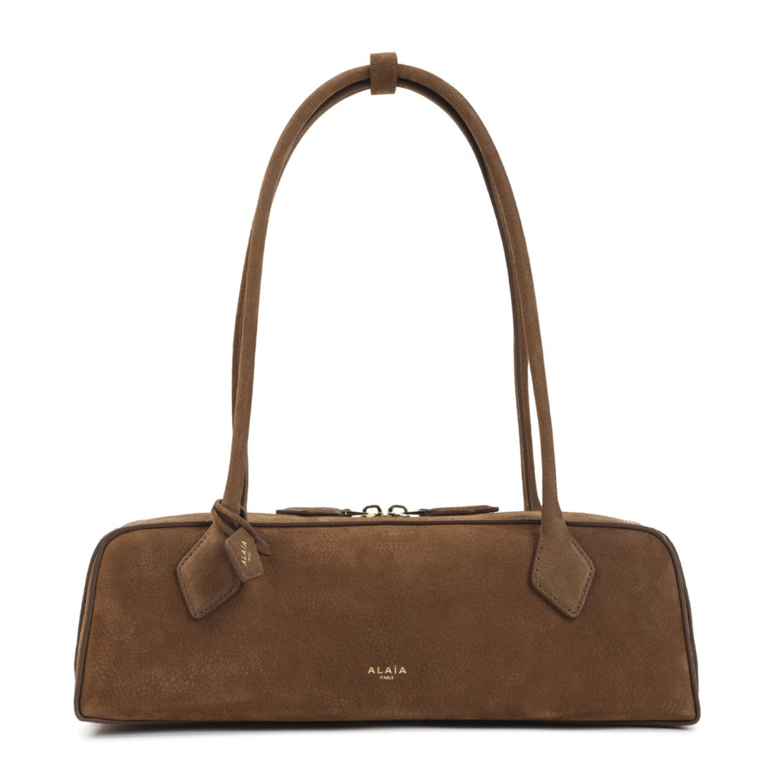 Alaïa Teckel Medium Brown Shoulder Bag