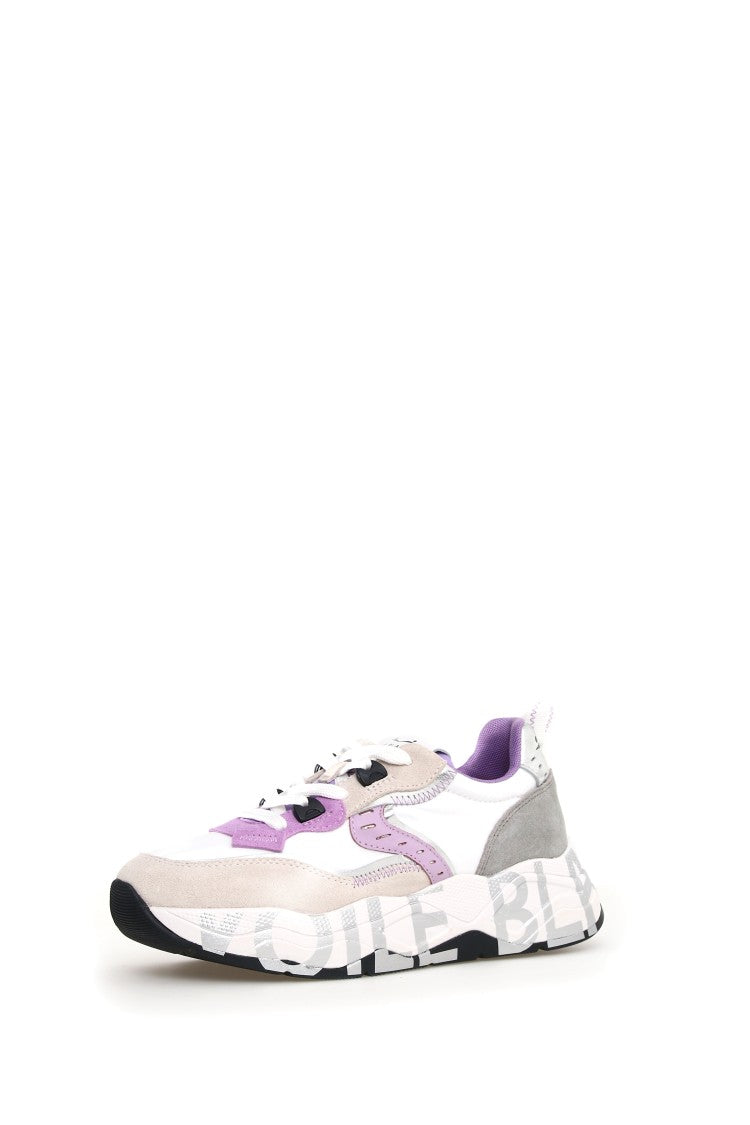 Voile Blanche Pink Club Patent Accent Rubber Sneakers