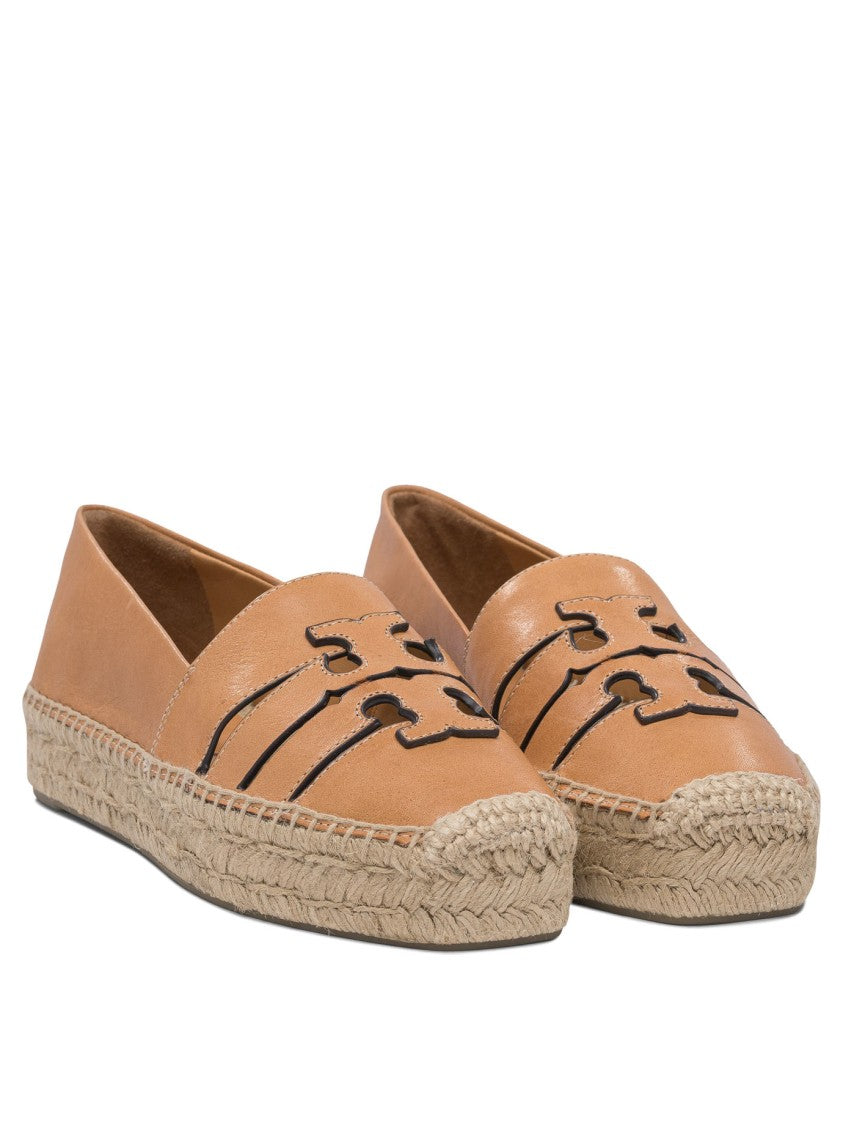 Tory Burch Beige Espadrilles With Woven Jute Sole