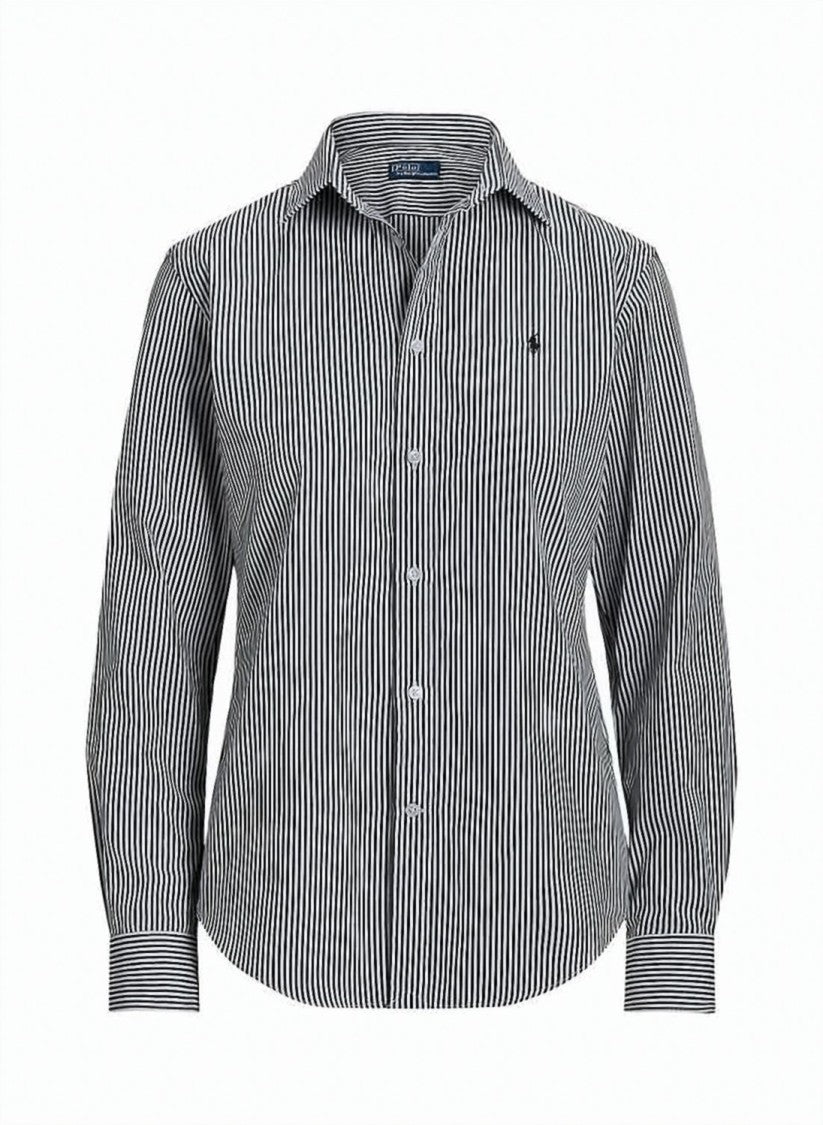 Polo Ralph Lauren Striped Button-Up Shirt With Pointed Collar