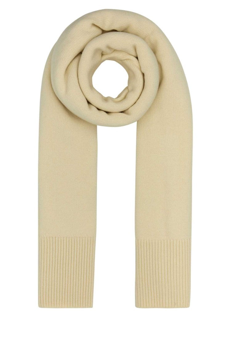 Camilla And Marc Ivory Wool Blend Ash Scarf