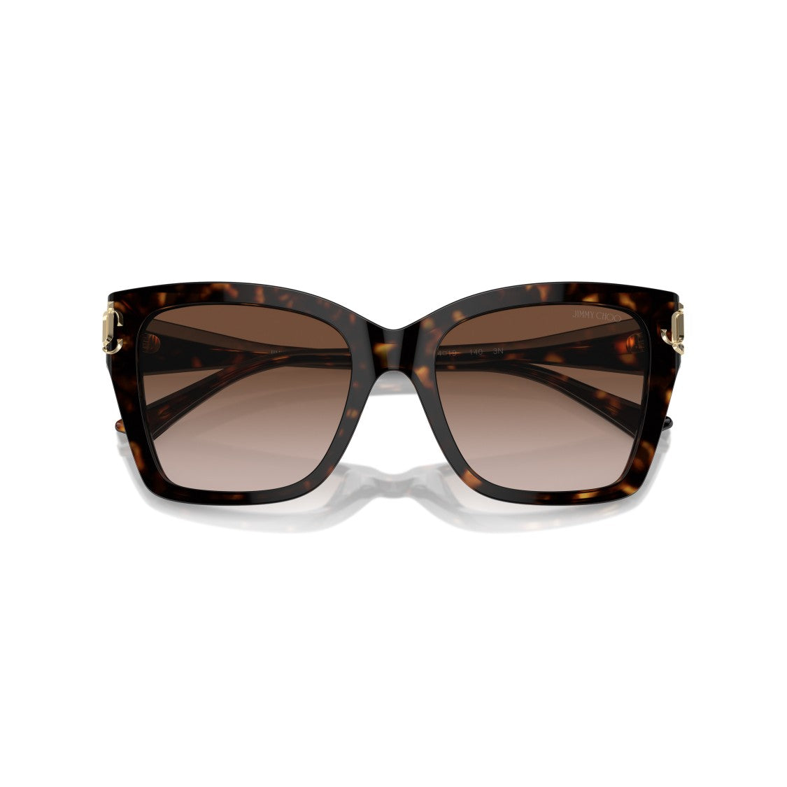 Jimmy Choo 0Jc5012 Bold Oversized Square Frame Tortoiseshell Sunglasses