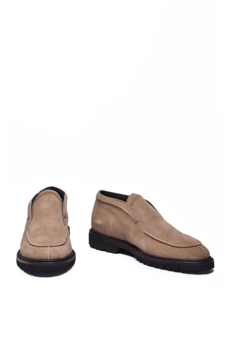 Tagliatore Suede Boots - Beige