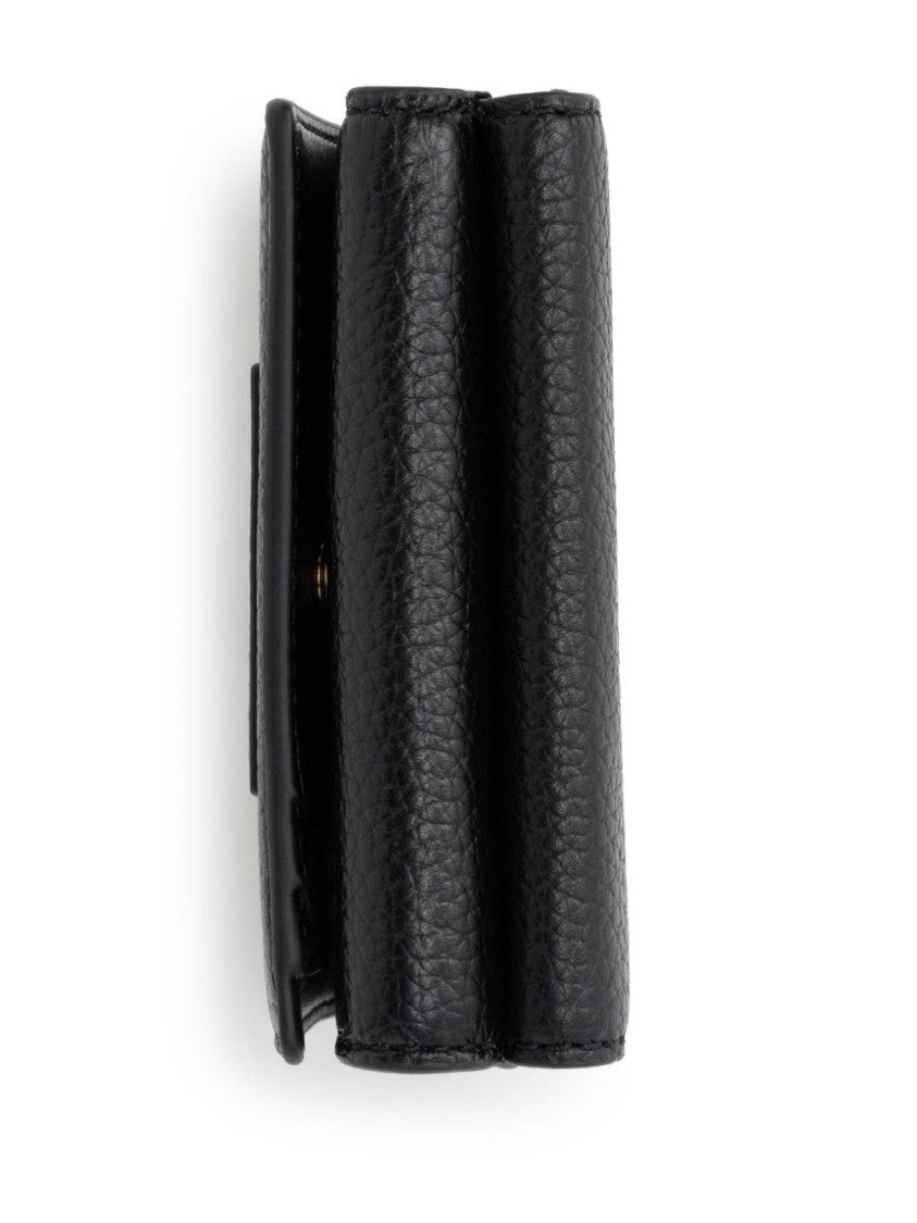 Marc Jacobs Textured Cow Leather Wallet With Embossed Logo