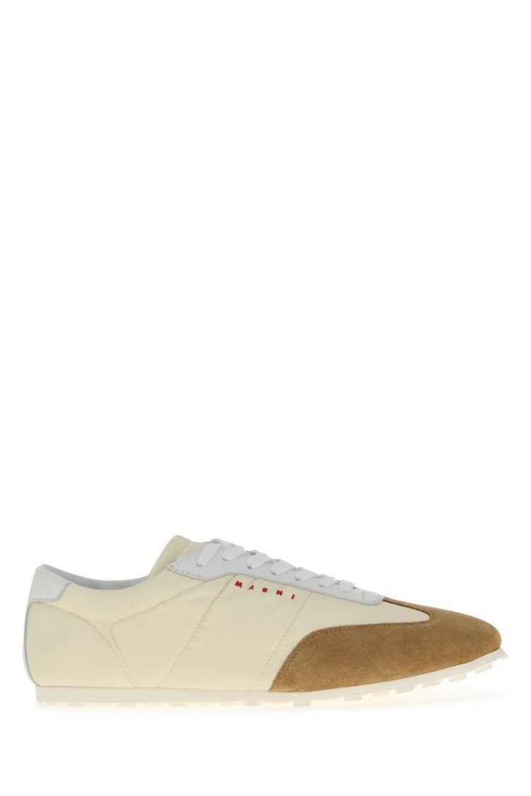 Marni Ivory Canvas Sneakers