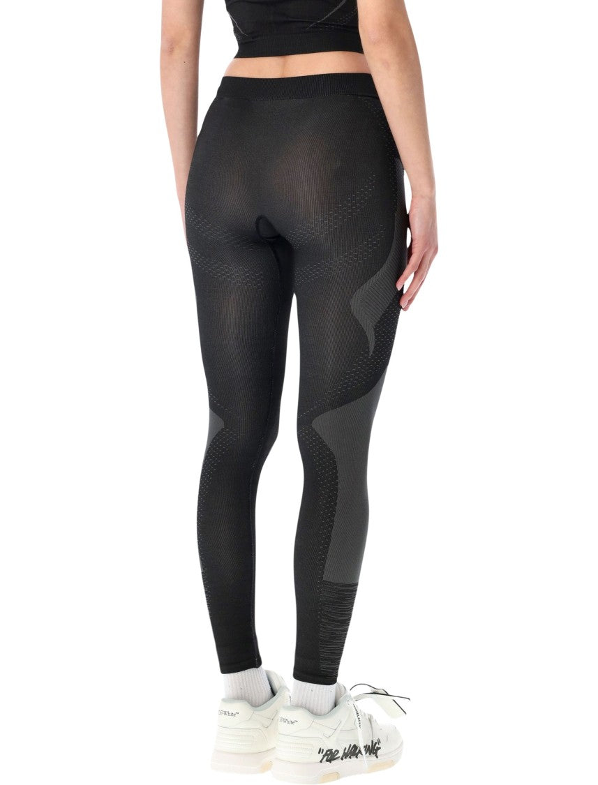 Off-White Seamless Stretch Technical Knit Active Leggings