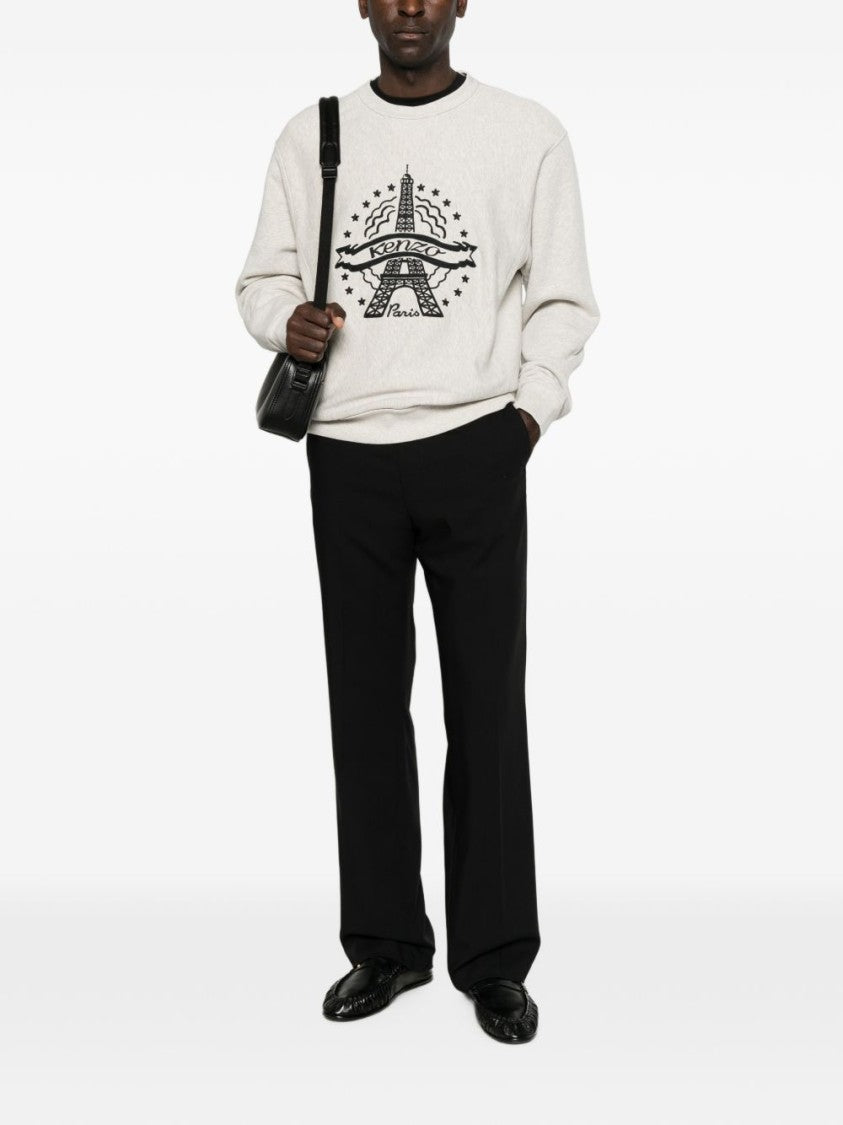 Kenzo Eiffel Tower Graphic Crewneck Sweater