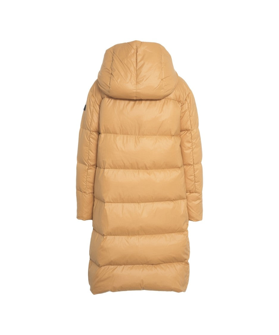 Peuterey Long Puffer Jacket With Protective Hood