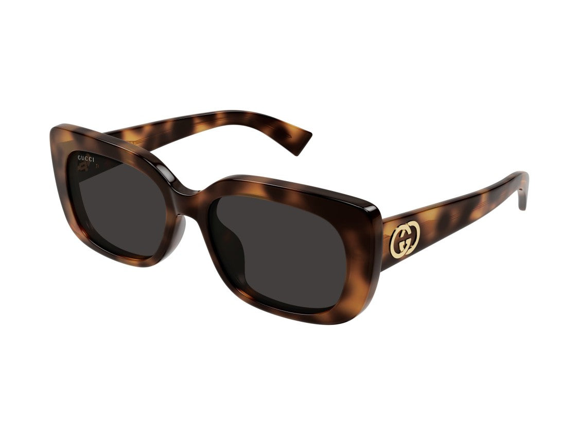 Gucci Gold Gg1979sk Acetate Oversized Square Sunglasses