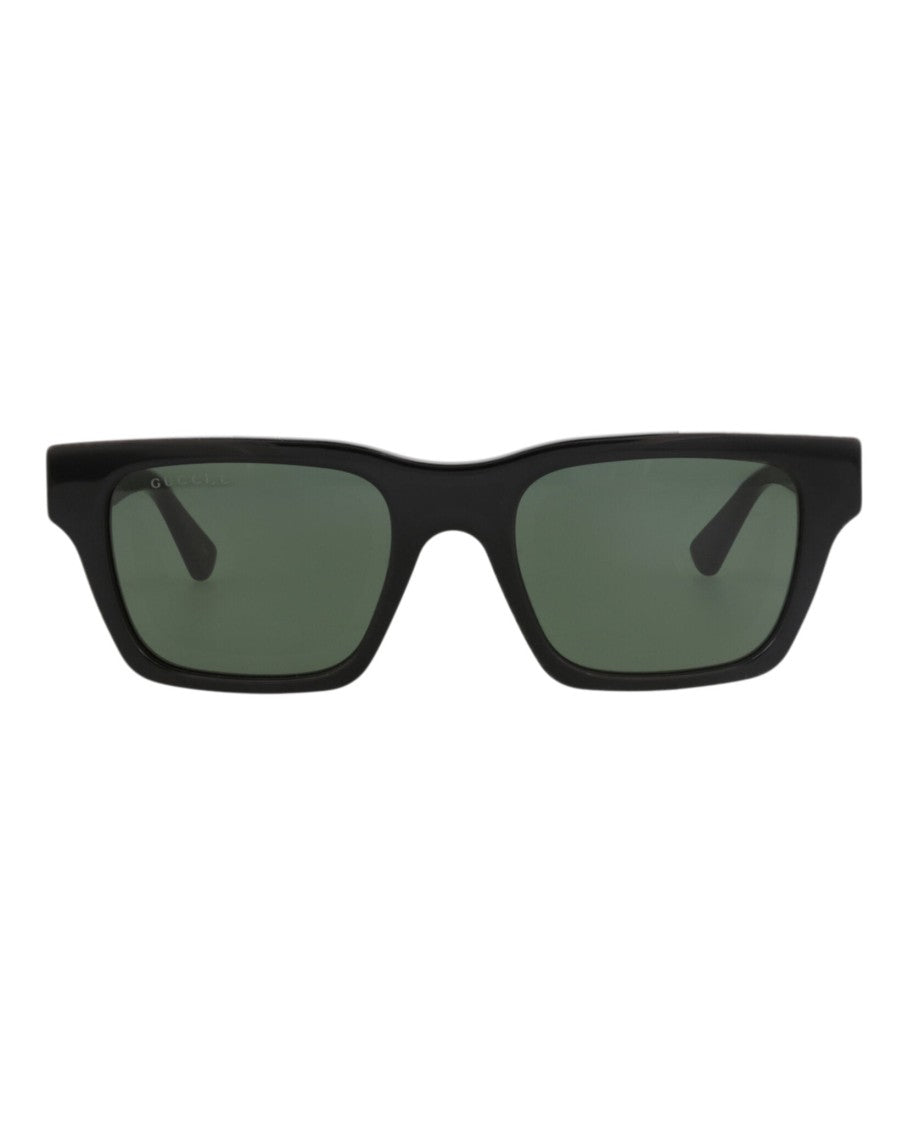 Gucci Square-Frame Recycled Acetate Sunglasses With Saddle Nose Bridge