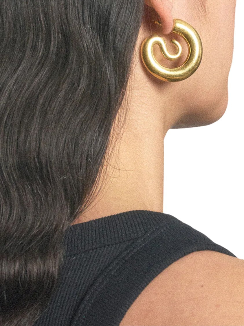 Panconesi Serpentine Small Hoops With Polished Finish