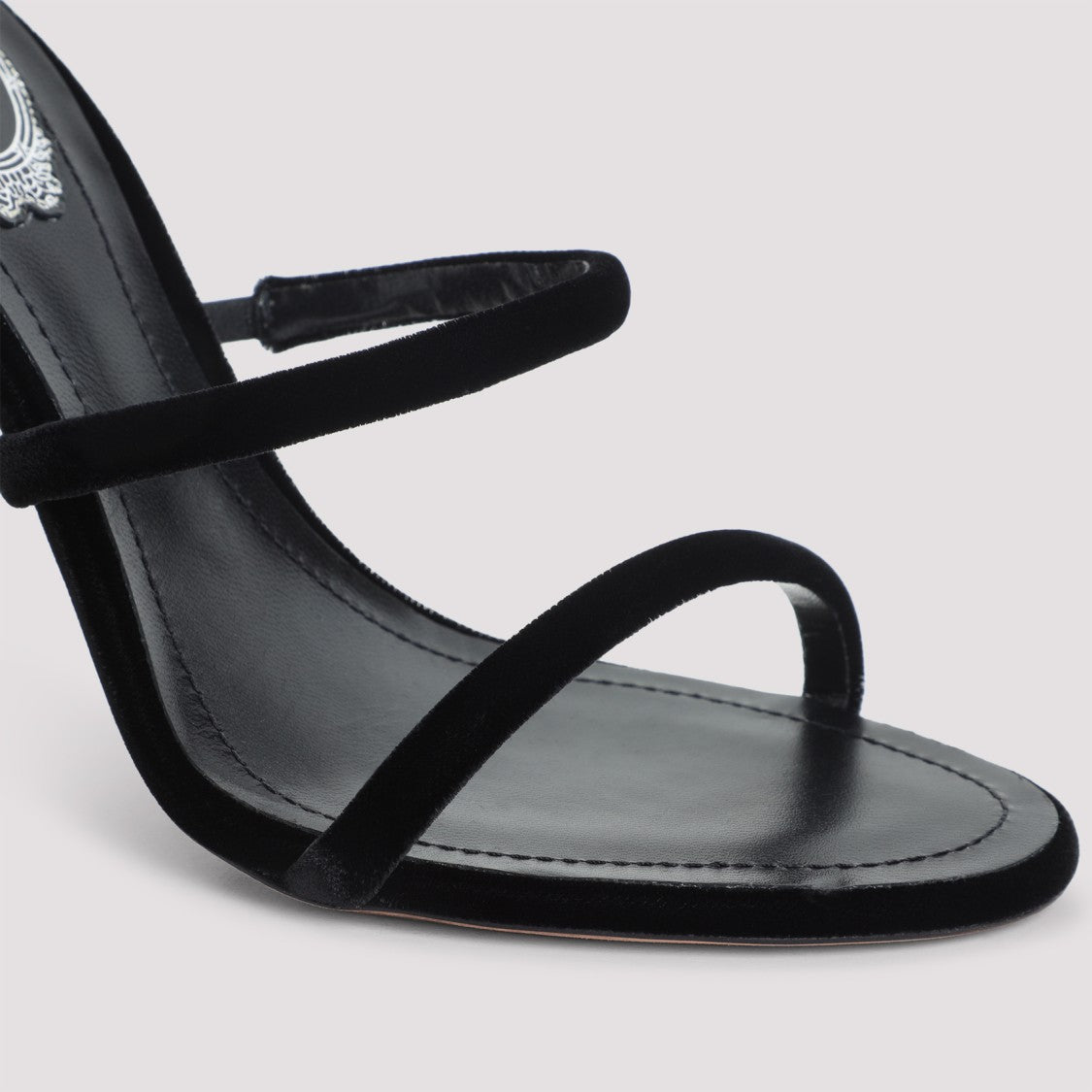 René Caovilla René Caovilla Velvet Snake Sandals