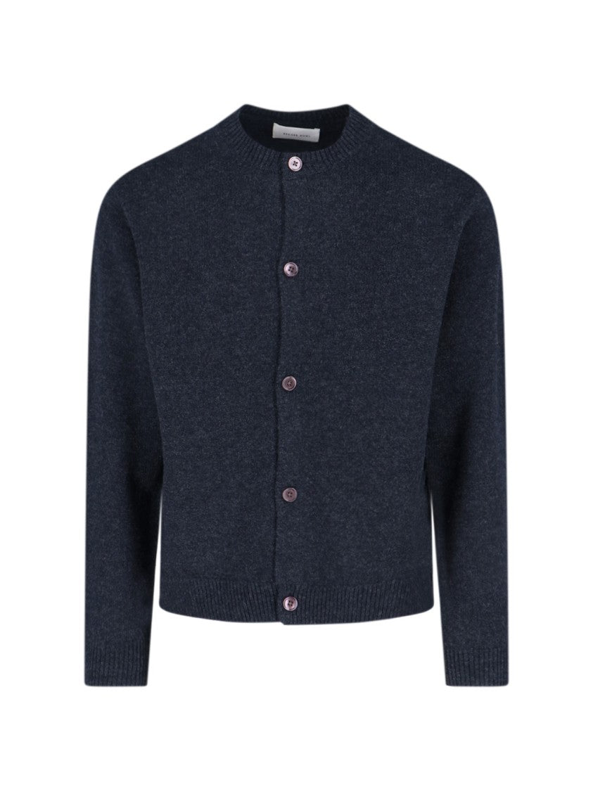 Berner Kuhl Blue Wool Cardigan
