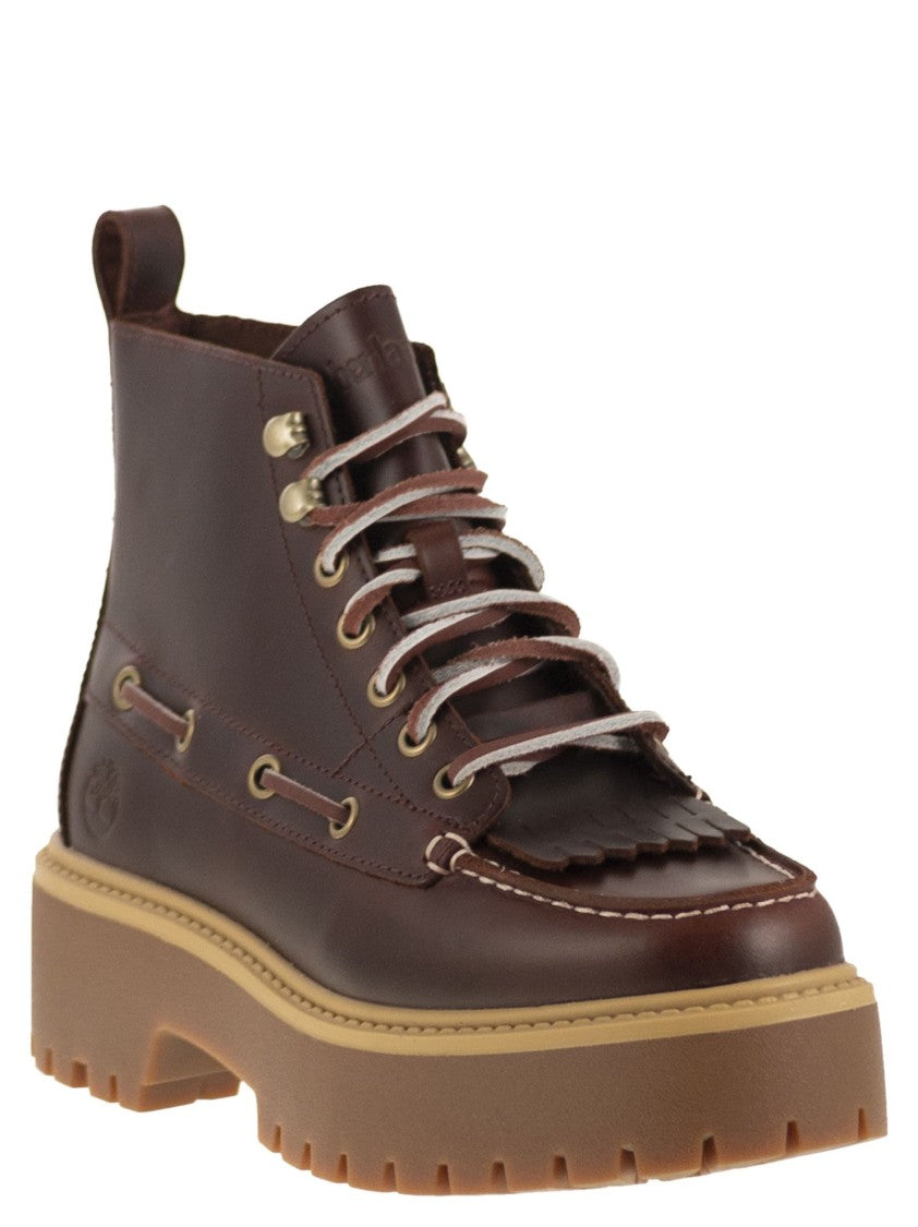 Timberland Stone Street - Fringed Boot With Platform