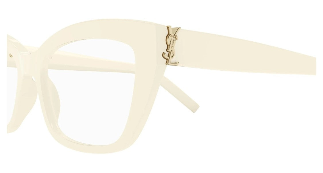 Saint Laurent Eyeglasses Saint Laurent Sl M117 005 Ivory Ivory Transpare 53/17/140