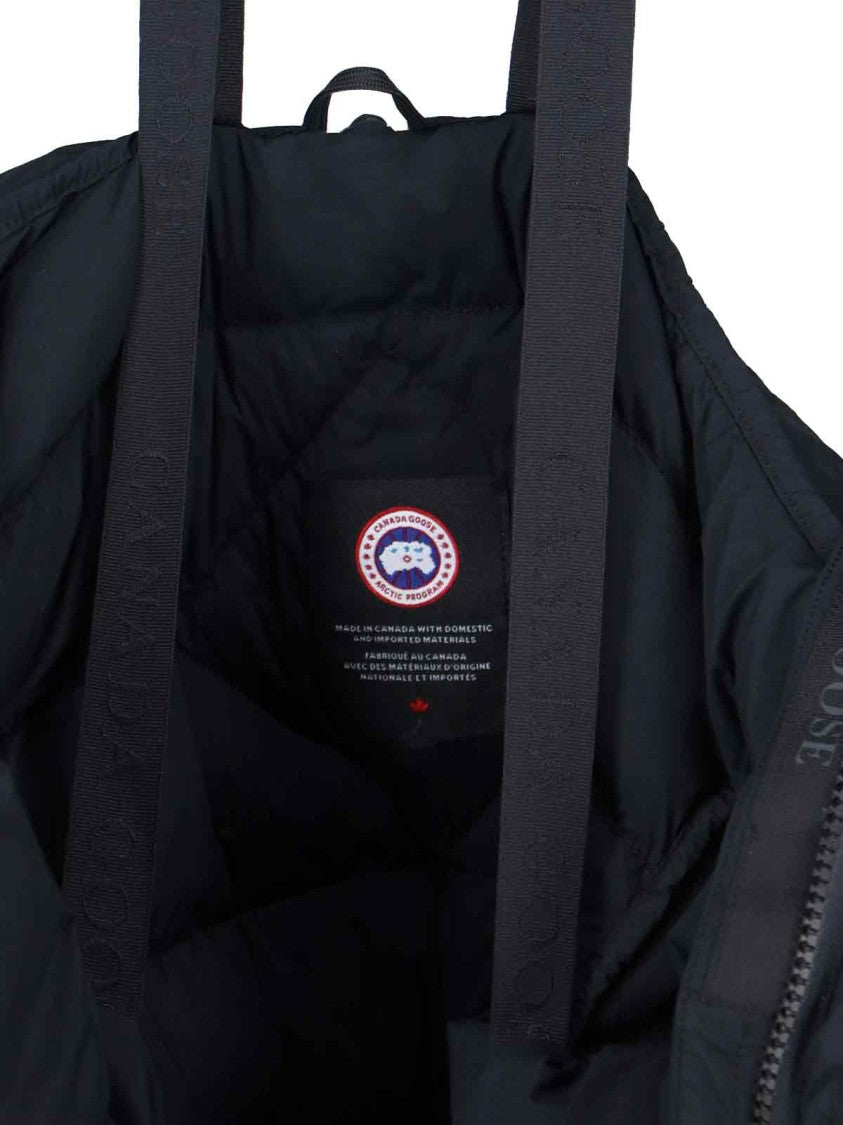 Canada Goose Black Clair Quilted Aira Fabric Coat