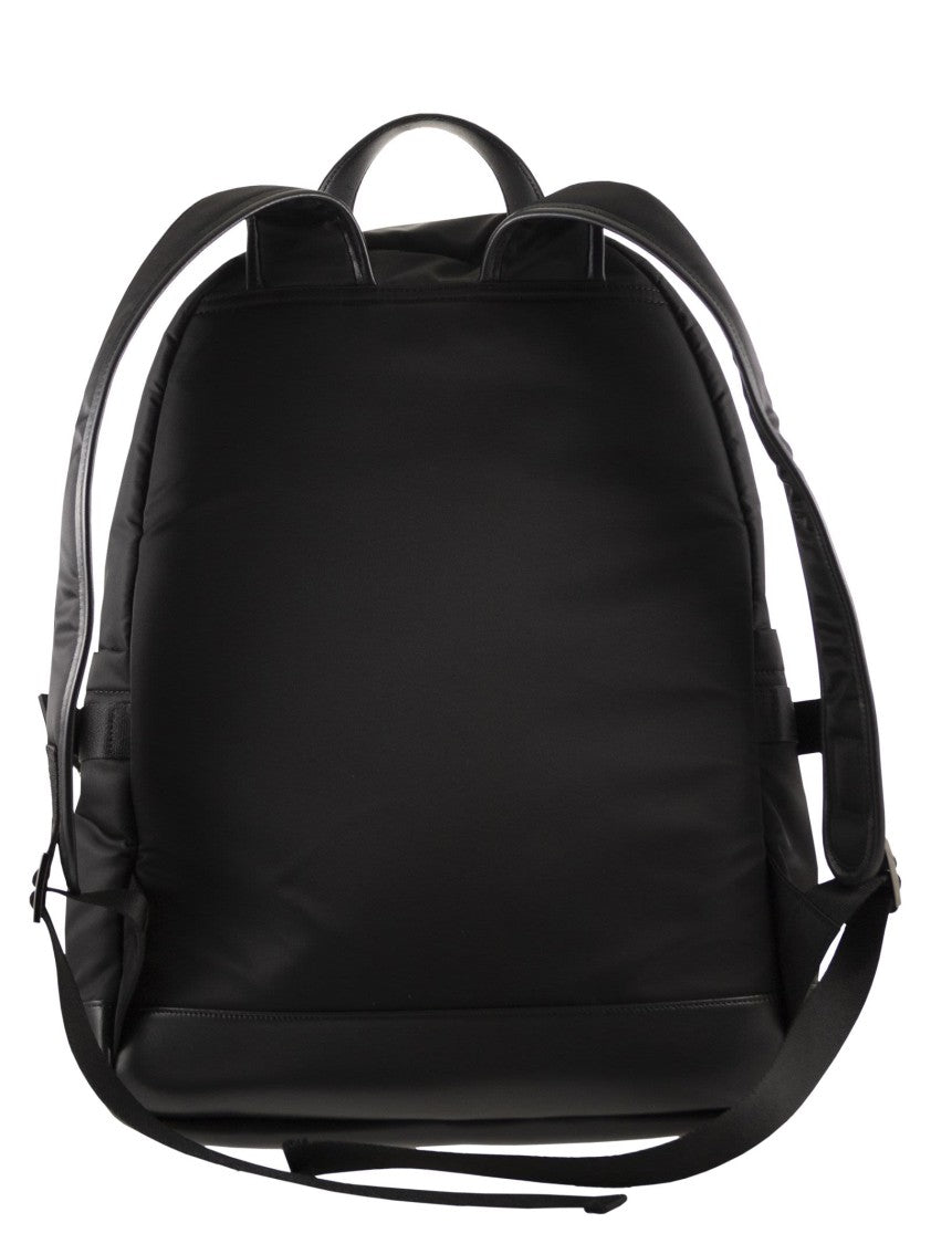 Tod's Fabric And Leather Rucksack