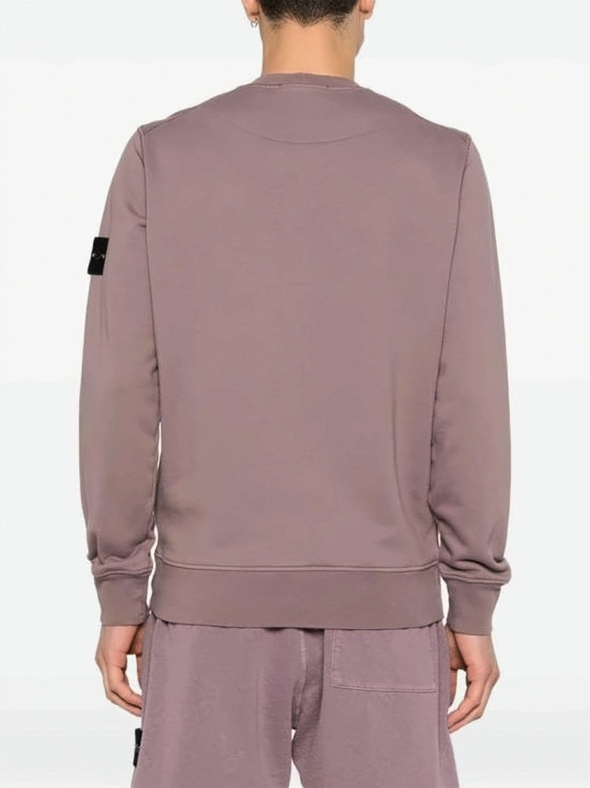 Stone Island Relaxed-Fit Long-Sleeve Sweatshirt With Distinctive Patch
