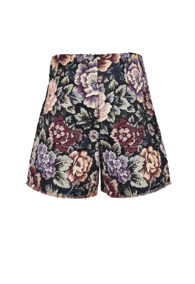 L Autre Chose Multicolor Textured Shorts