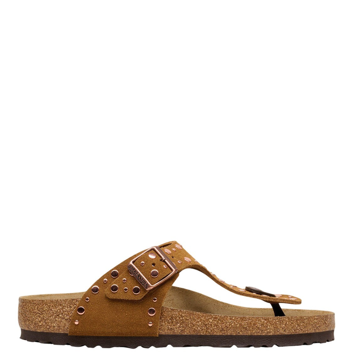 Birkenstock Gizeh Rivet Sandals In Suede Leather