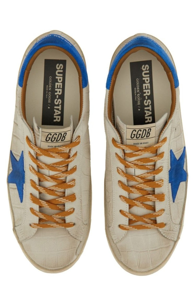 Golden Goose Super Star White Leather Sneakers