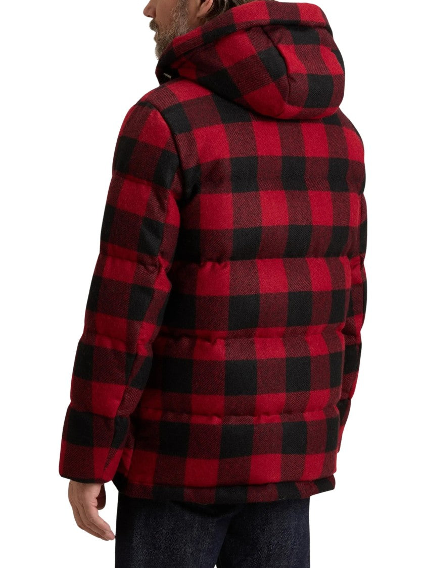 Woolrich Check Moon Checkered Puffer Parka