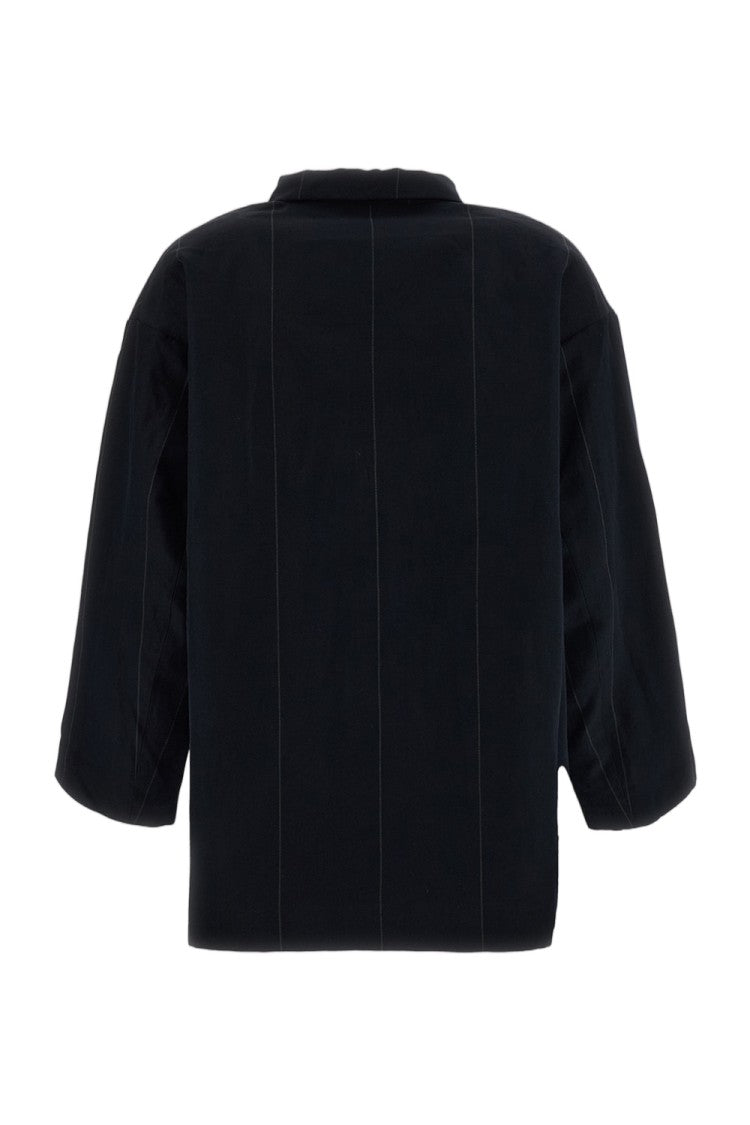 Bergfabel Navy Tailored Single-Breasted Blazer
