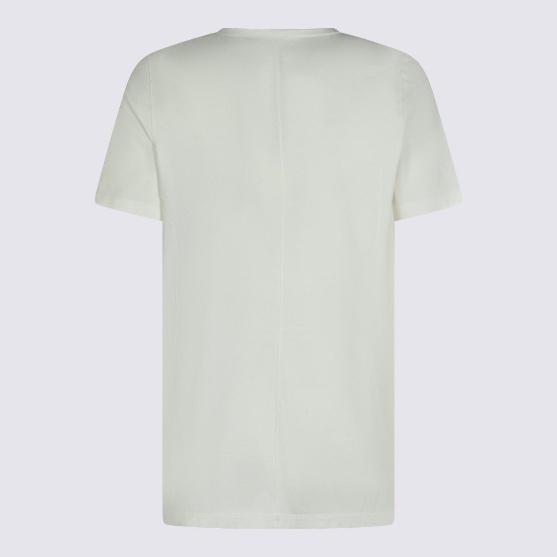 Drkshdw By Rick Owens Monochrome Graphic Printed Crew Neck T-Shirt