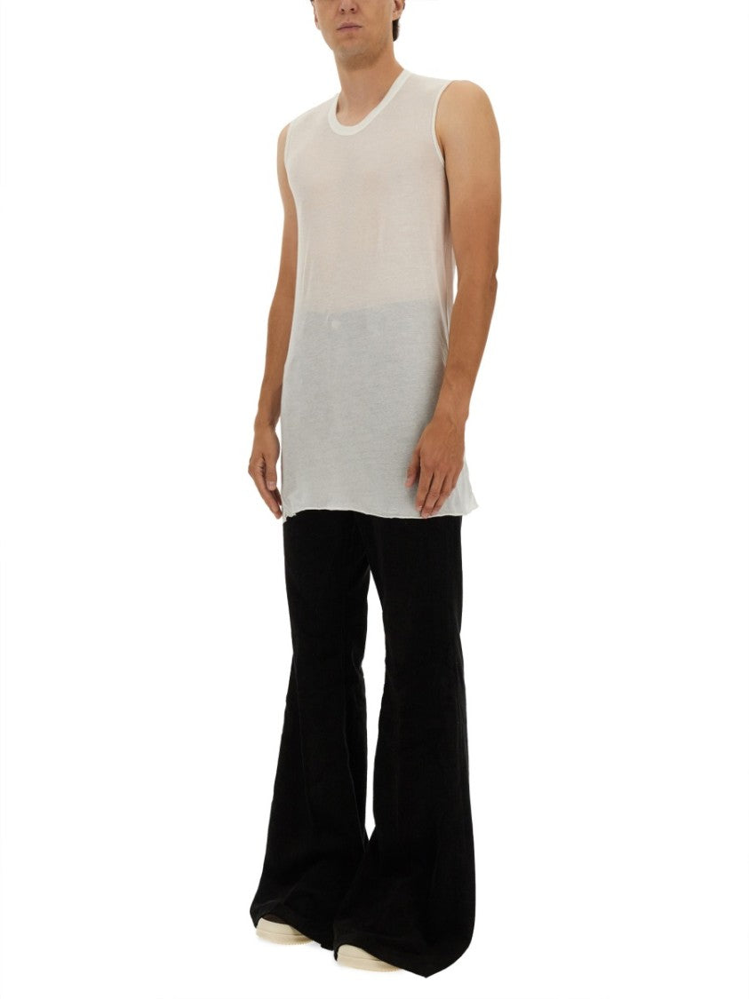 Rick Owens Sleeveless Top With Gradient Effect And Relaxed Fit