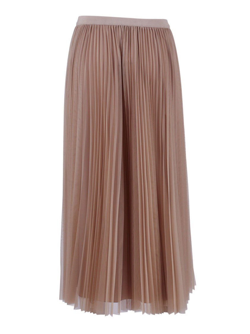 Fabiana Filippi Acero Wide Pleated Tulle Skirt