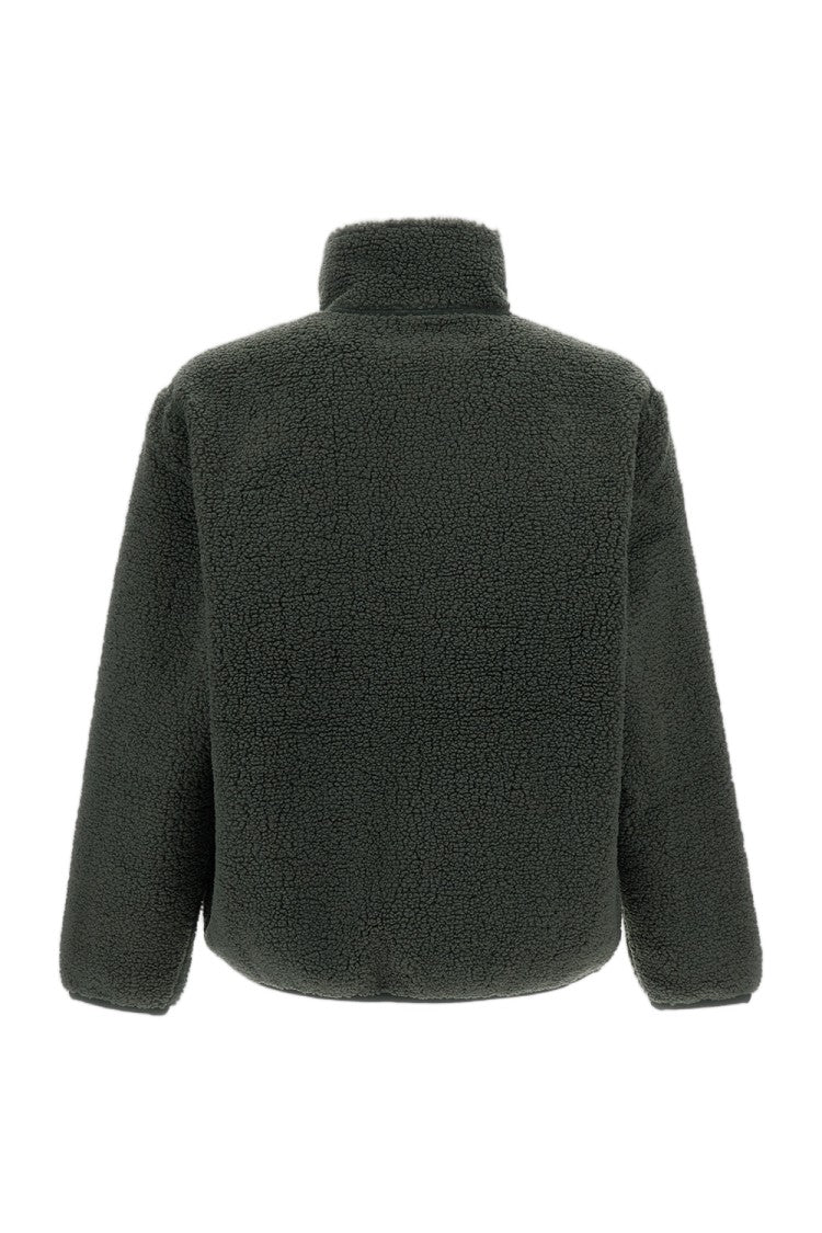 K-Way Green Pascal Sherpa Polar Reversible Fleece Jacket