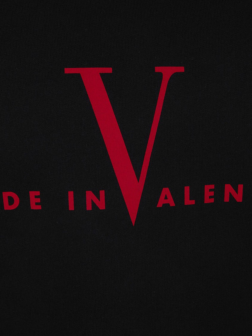Valentino Garavani Pure Cotton Sweatshirt With Bold Logo Print