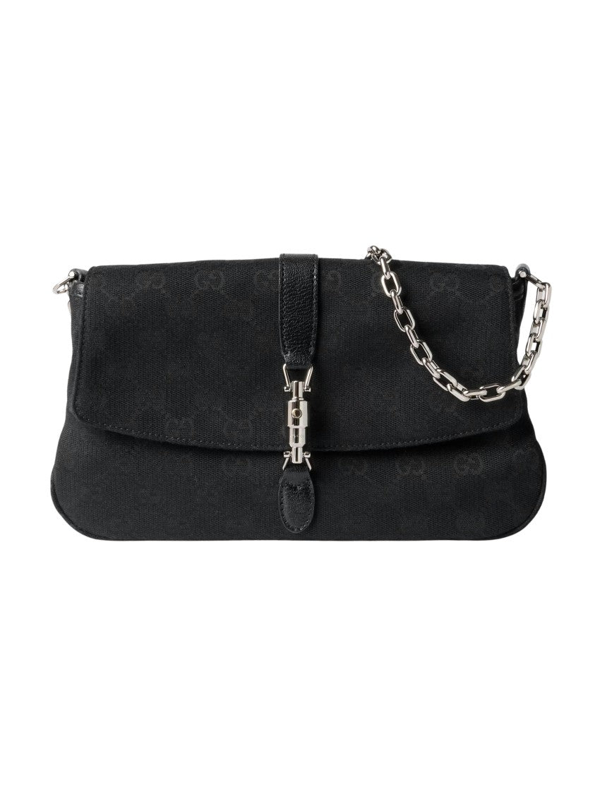 Gucci Aperitivo Black Gg Canvas Evening Crossbody Bag
