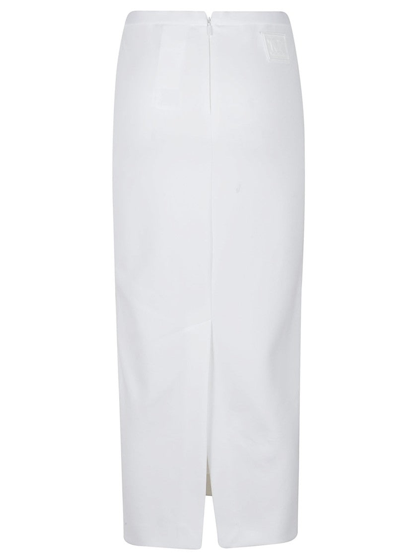 Max Mara Knee-Length Pencil Skirt With Embossed Logo