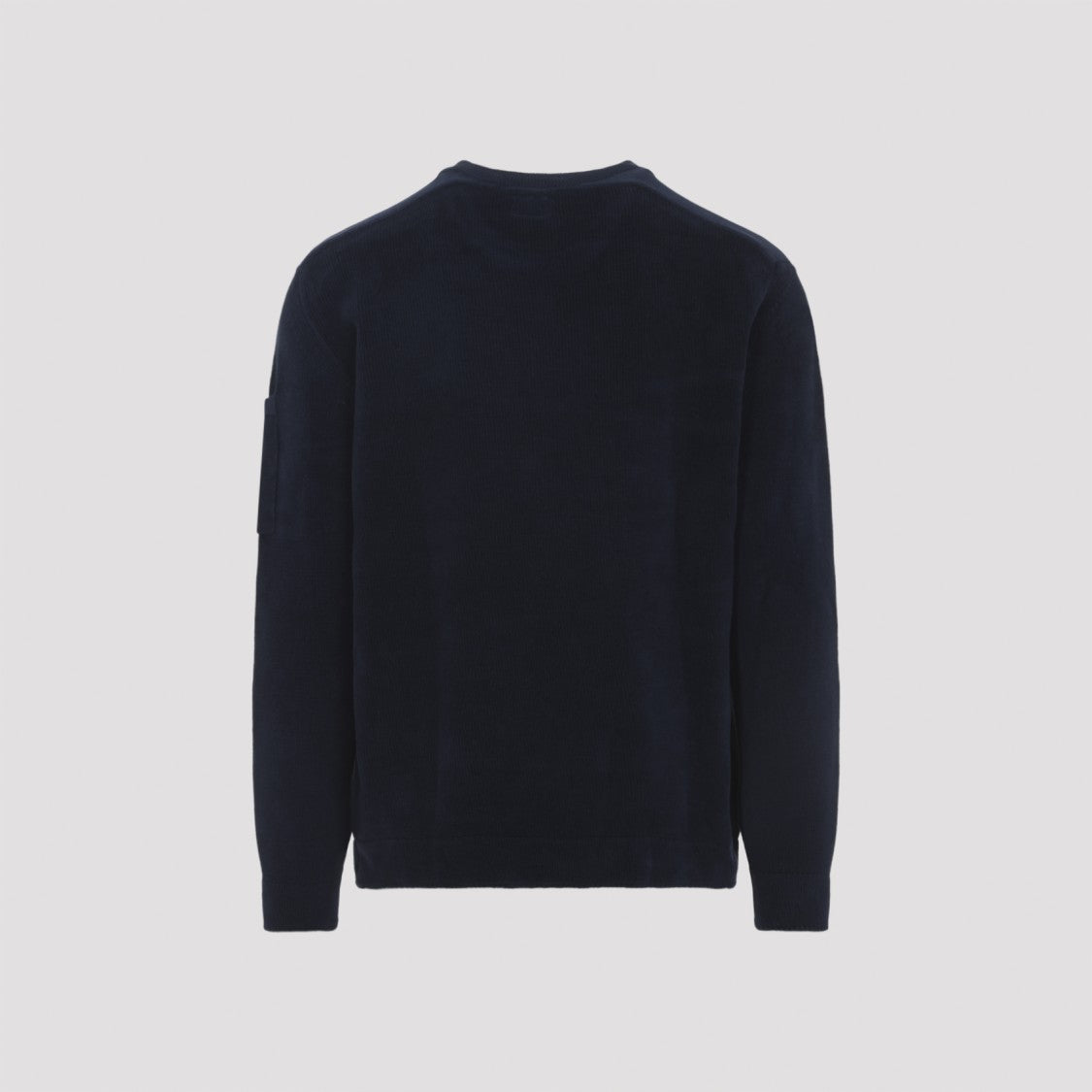 C.P. Company Long Sleeve Crew Neck Sweater With Textured Fabric