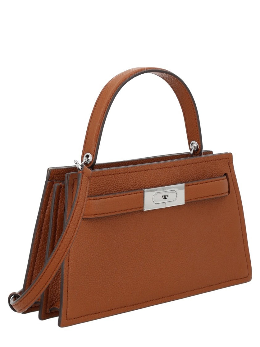 Tory Burch Rich Brown Lee Radziwill Handbag