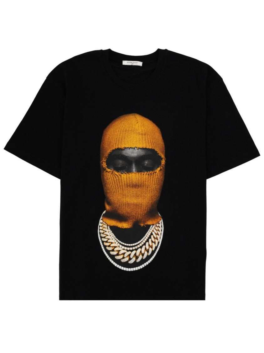 Ih Nom Uh Nit Orange Balaclava Cotton Graphic T-Shirt