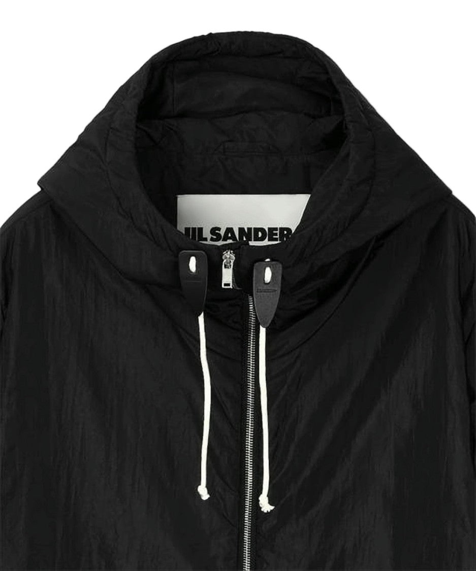 Marine Serre Lightweight Black Jacket With Hood